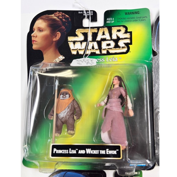 Star Wars Action Figures Princess Leia Wicket Stormtrooper, medic Droid, Yake, - Picture 2 of 12